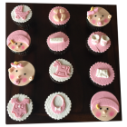 Baby Shower Fondant Cupcakes